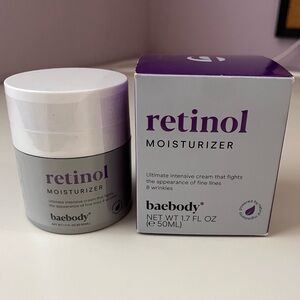 BAEBODY new in box Retinol Moisturizer wrinkles fine lines